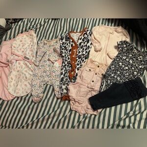 38pc Baby Girl Bundle (mostly 0-3 & 3 months - 1 NB)